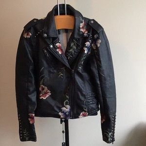 BLANK NYC Faux Leather Moto Jacket